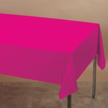 Magenta Plastic Tablecover Rectangle