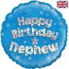 Happy Birthday Nephew Foil Balloon