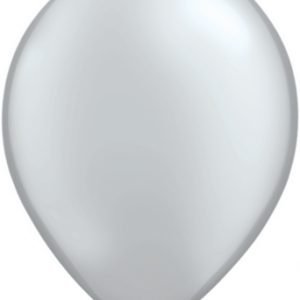 Silver 5 inch Latex Balloons