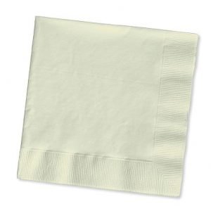 Ivory Lunch Napkins Value Pack