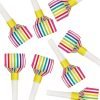 Rainbow Striped Squawker Blowouts