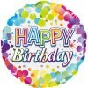 Happy Birthday Foil Balloon Colourful