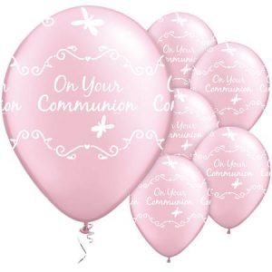 Communion Girl Latex Balloons