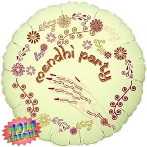 Mendhi Party Balloon