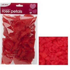 Fabric Red Rose Petals