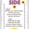 Look On The Bright Side Ceramic Plaque