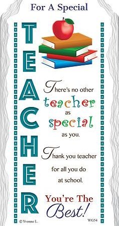 For A Special Teacher Ceramic Plaque