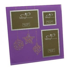 Xmas Photo Frame Purple