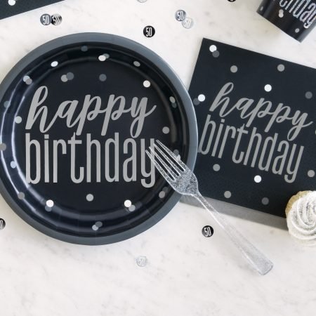 Birthday Glitz Black